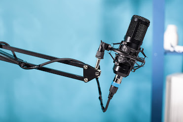 microphone on stand