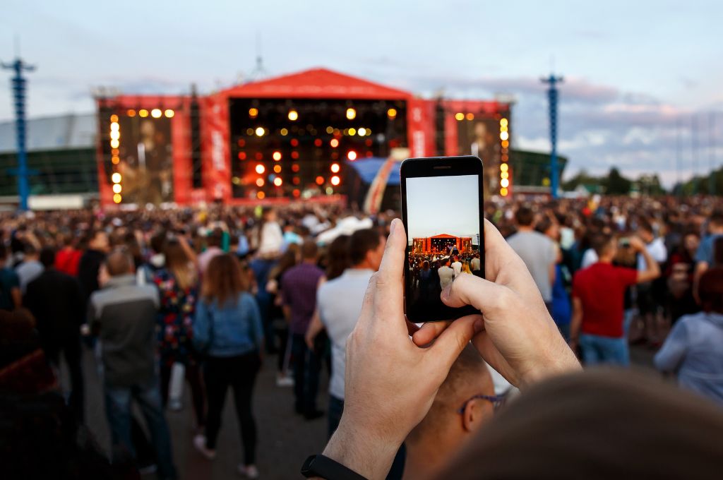 taking photo of a gathering with mobilephone without consent